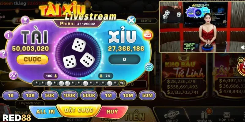 Luật chơi và các cửa cược trong tài xỉu livestream